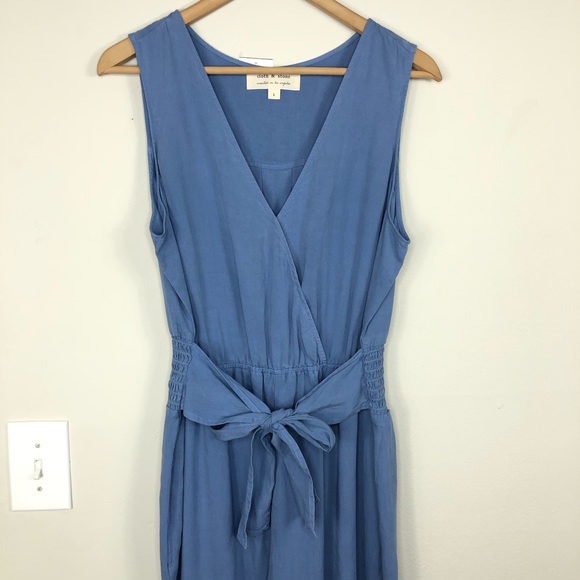 ❎SOLD Cloth & Stone Wide Leg Jumpsuit Wrap Breezy - Picture 5 of 15